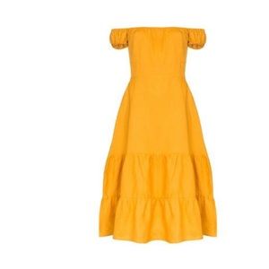 Reformation Toulouse Off-The-Shoulder Dress